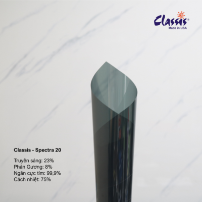 phim cách nhiệt tối màu Spectra 20 cho cửa kính nhà tăng riêng tư ban ngày