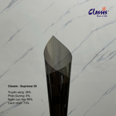phim cách nhiệt tối màu Supreme 35 cho cửa kính nhà chống nóng hiệu quả