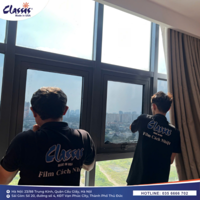 phim cách nhiệt cửa kính nhà giúp giảm chói ánh nắng