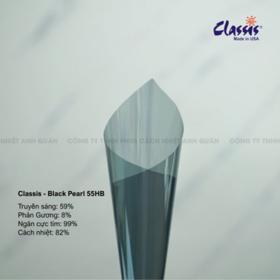 phim cách nhiệt trong suốt Black 55 cho cửa kính nhà giảm nóng và cản UV