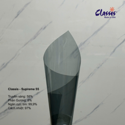 phim cách nhiệt trong suốt Supreme 55 cho cửa kính nhà giữ ánh sáng tự nhiên