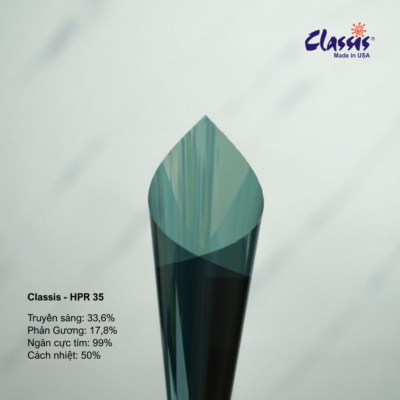 phim cách nhiệt phản gương HPR 35 cho cửa kính nhà chống nóng và giảm chói