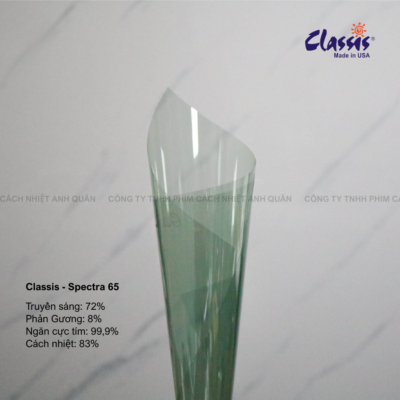 phim cách nhiệt trong suốt Spectra 65 cho cửa kính nhà truyền sáng cao