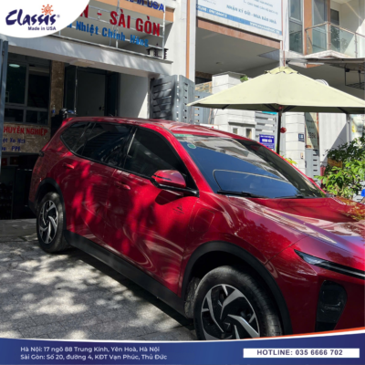 VinFast Limo Green được thi công tại Showroom Toàn Tiến Sài Gòn