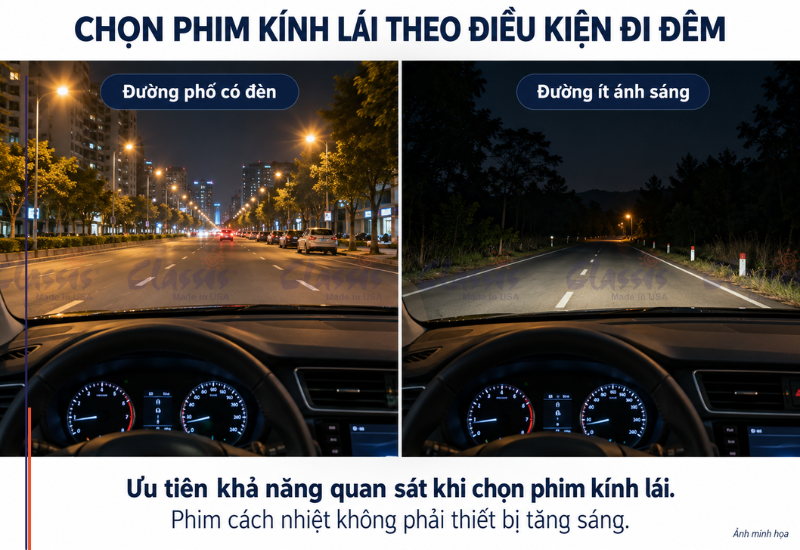 Kiểm tra tầm nhìn từ vị trí ngồi quen thuộc trước khi chọn phim.